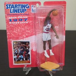 Hakeem Olajuwan Rockets NBA Starting Lineup figure 