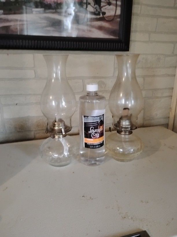 2 Oil Lamps