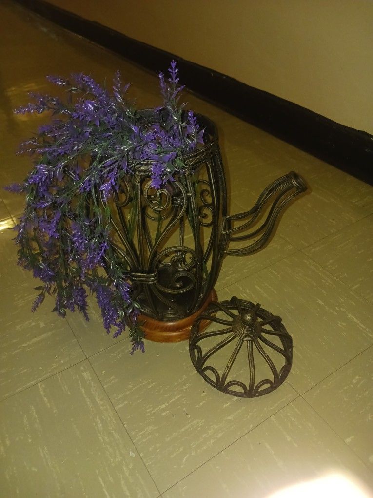 Metal Vase Decoration
