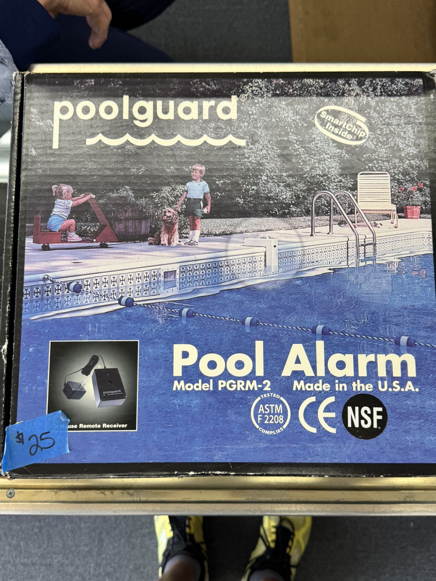 Poolguard PGRM-2 Pool Alarm Model PGRM-2Made In USA Pre-owned Very Cool!