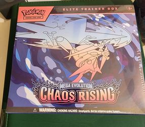 Pokemon TCG Chaos Rising Mega Evolution ETB Elite Trainer Box NEW