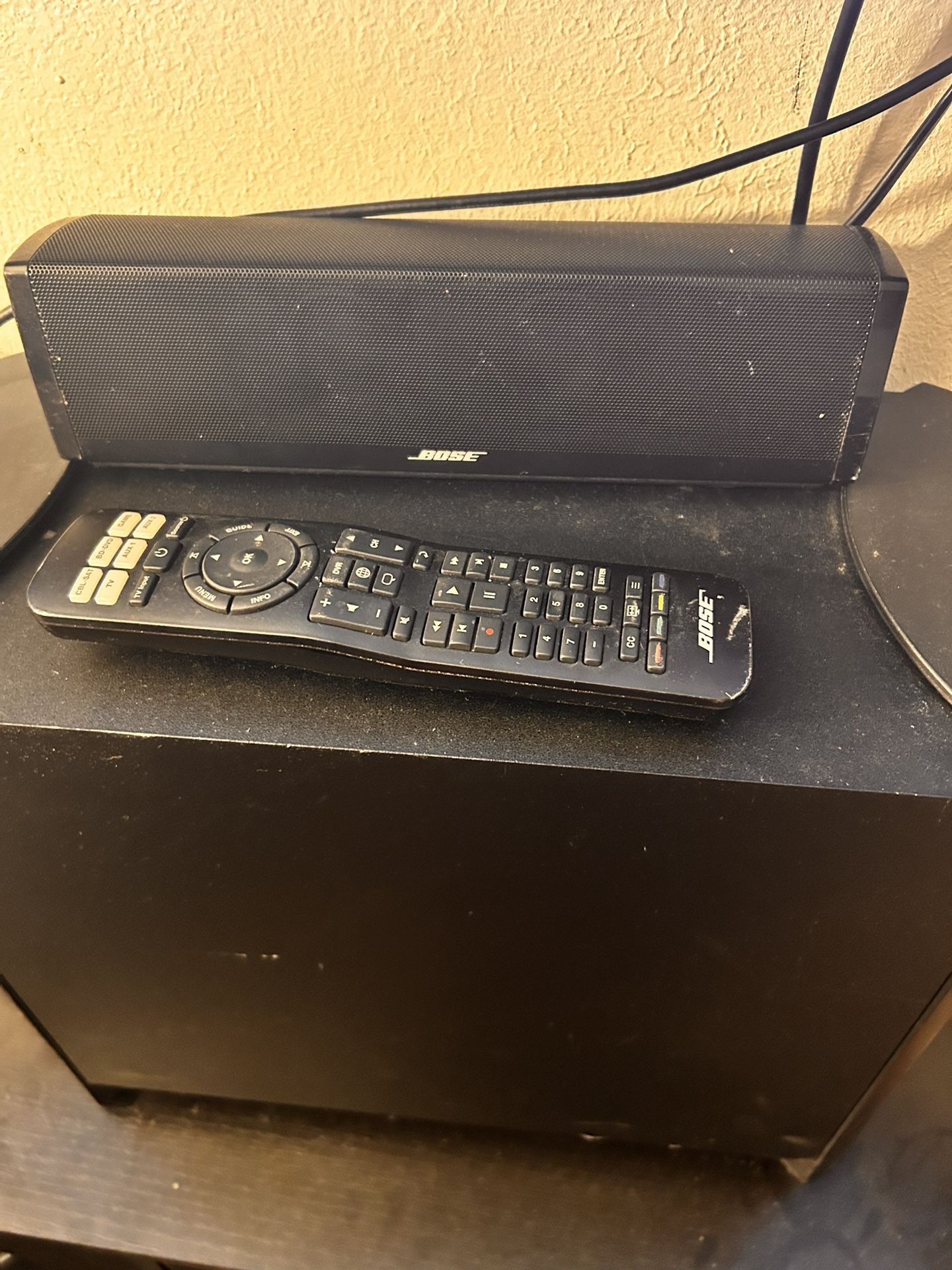Bose speaker system