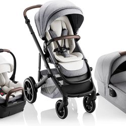 Romer Juni Car Seat And Bassinet Bundle  Pearl