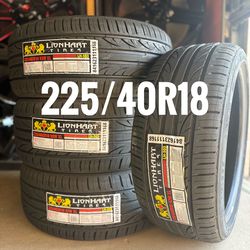 225/40R18 - ALL SEASON A/S - NEW - LIONHART