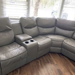 5 Seat Sectional With Reclining End Seats 