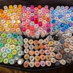 Ohuhu Alcohol Markers Chisel And Brush Tips