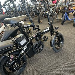 BLITZ BL1 Foldable E Bike 750W 20MPH/50 Mile Range