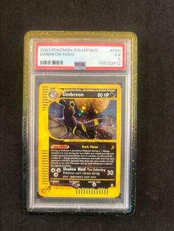 Umbreon Aquapolis PSA 5 Swirl New cert