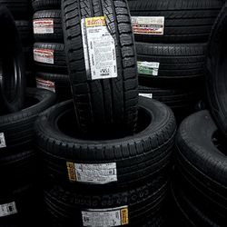 SET OF NEW 245/50/20 PIRELLI SCORPION INCLUDING MOUNT AND BALANCE 