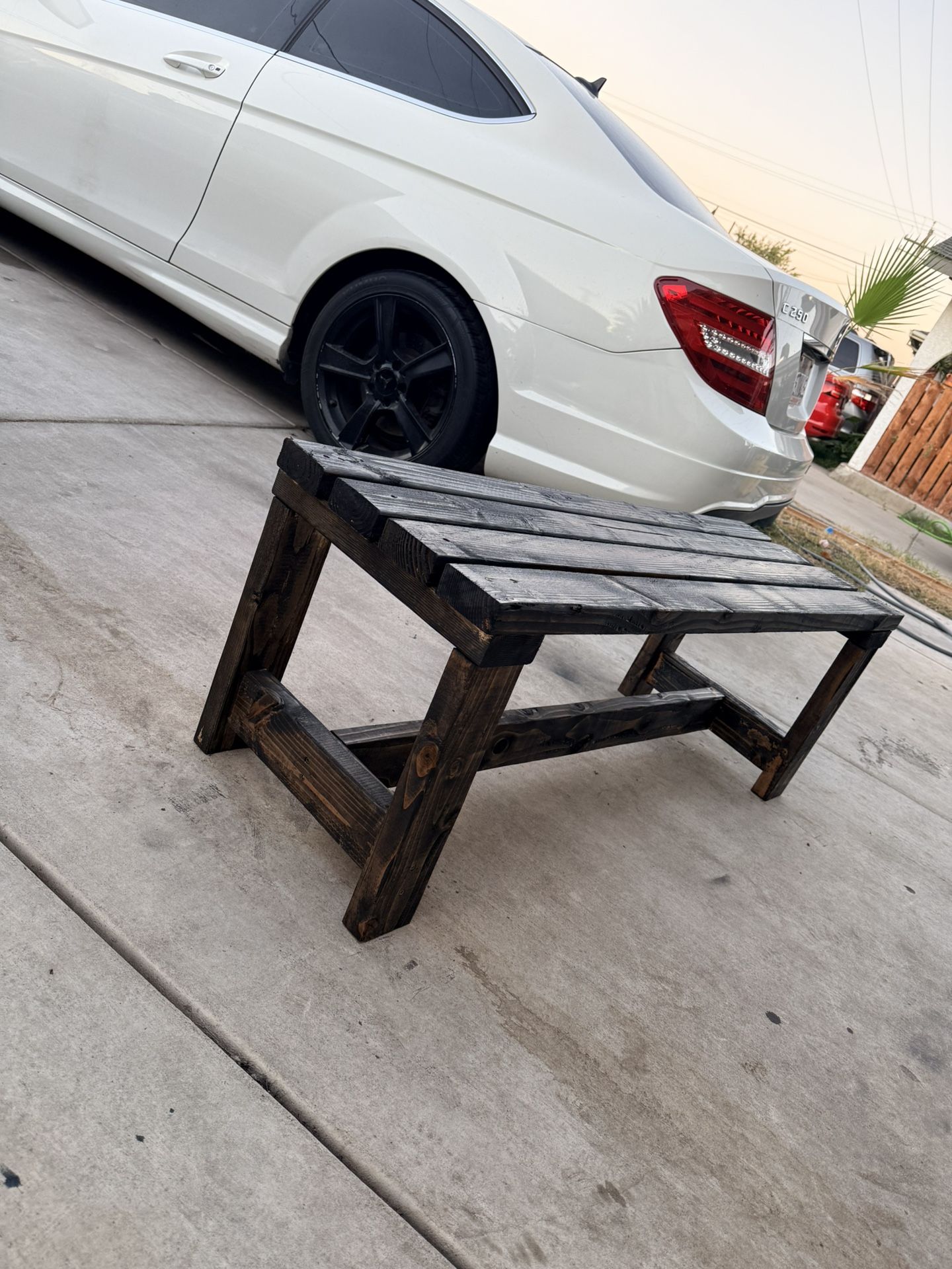 Handmade Wooden Bench 