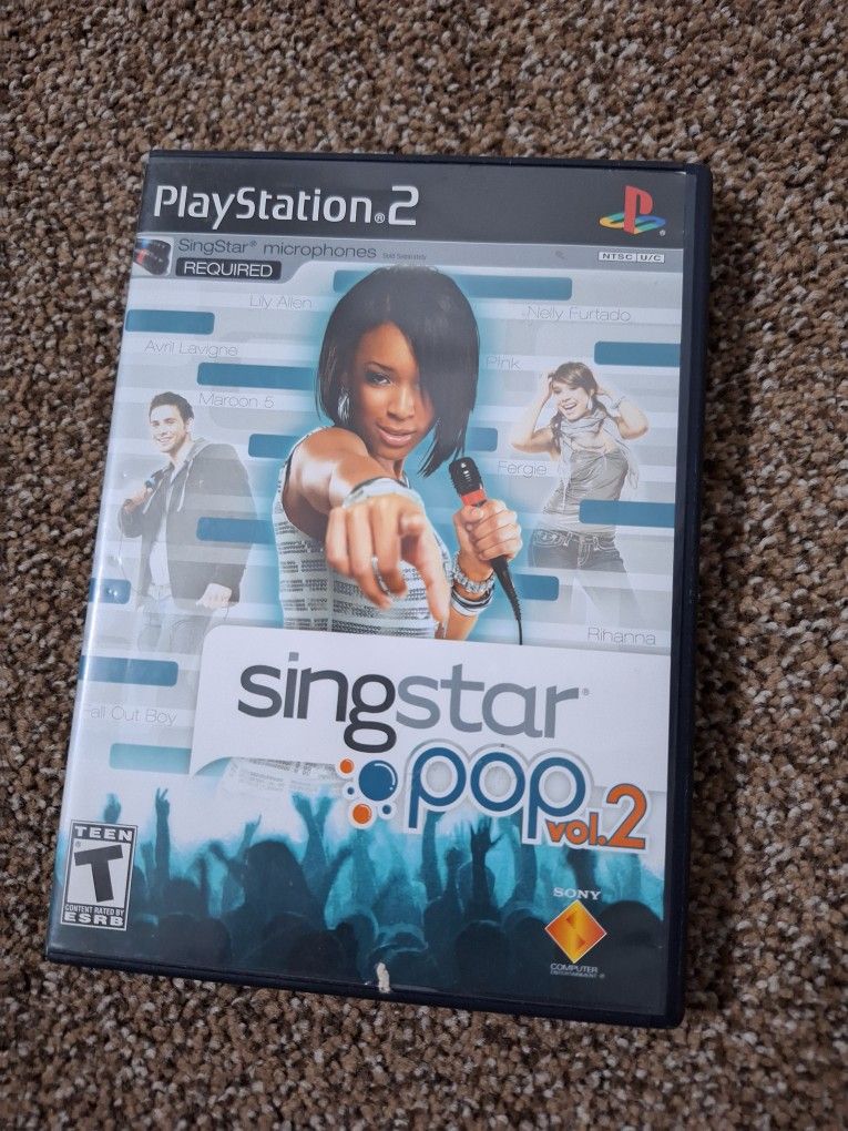 PS2 Singstar Pop Vol 2