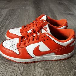 Nike Dunk Low SP Syracuse Orange White Shoes Size 10.5