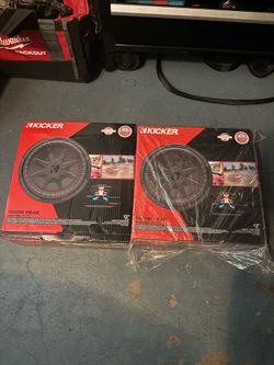 12” Kicker  Subwoofers (Can sell separately)