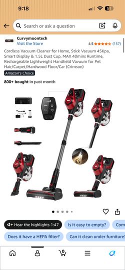 Cordless Stick Vacuum (Brand new/unopened box)