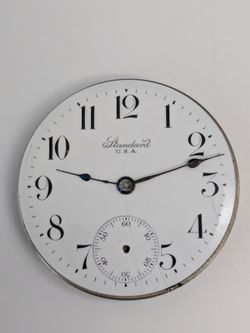 STANDARD USA, honoring and recognizing America's 250th birthday, I am selling this antique pocket watch dial face movement. For me, this is a symbol o