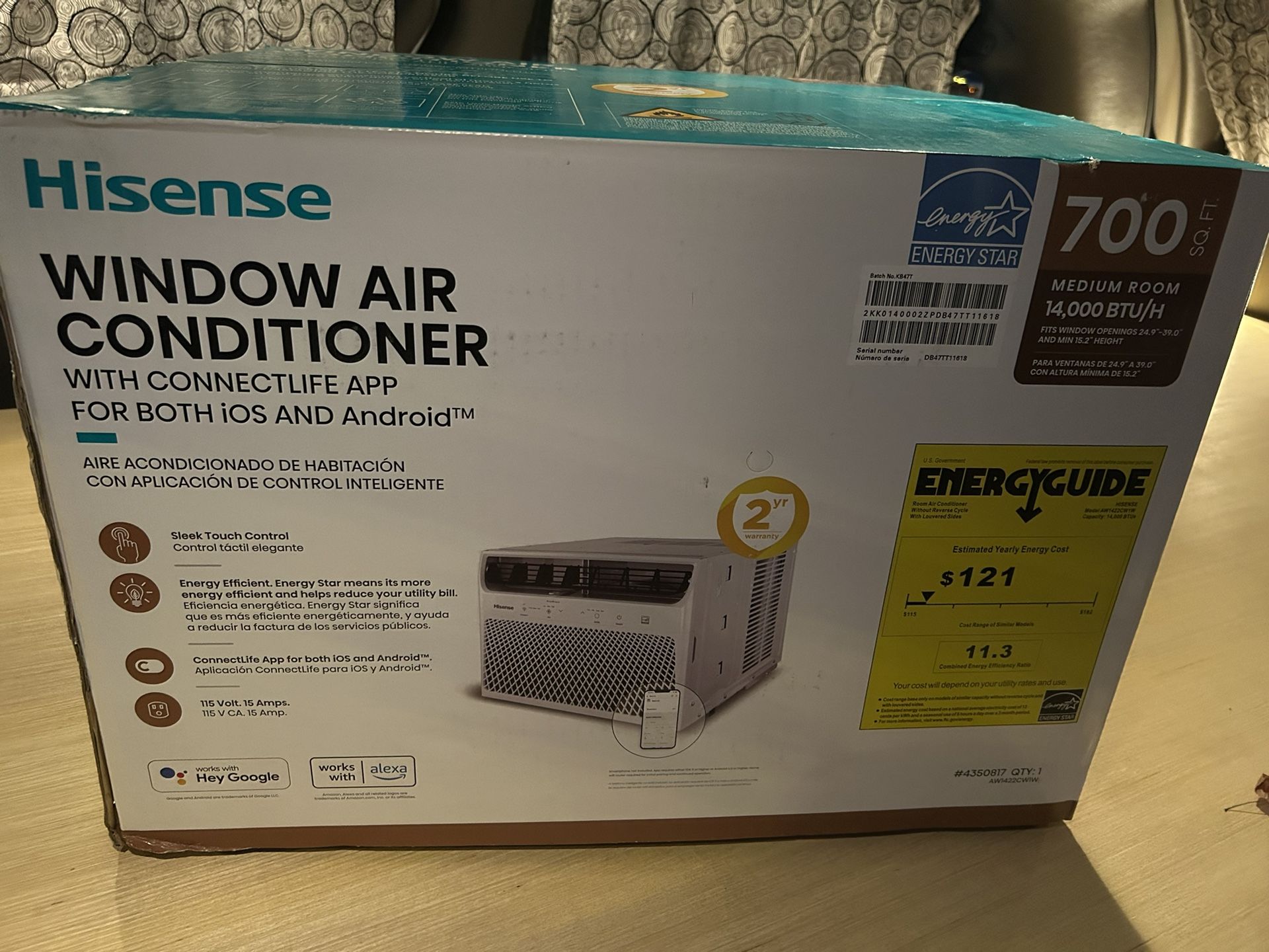 Air Conditioner, Window Unit