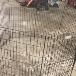 36”xx24”x8L Folding Dog Fence