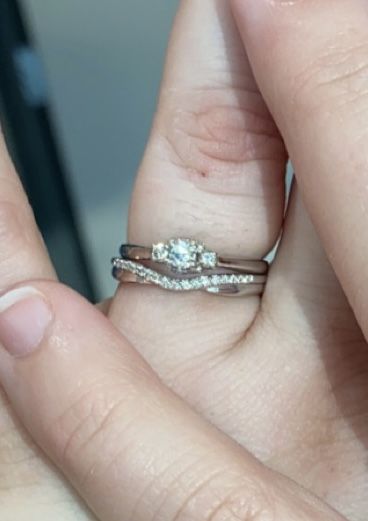 Zales Engagement Ring And Wedding Band Enhancer