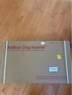 New 8’ x 4’ x 5’ Outdoor Dog Kennel – Still in Box