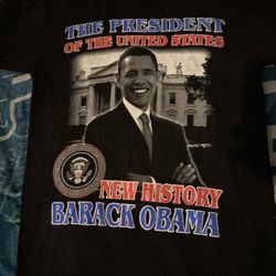 Vintage Rap Style Barack Obama T-Shirt