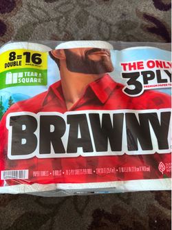Brawny Tear-A-Square 3-Ply Paper Towels