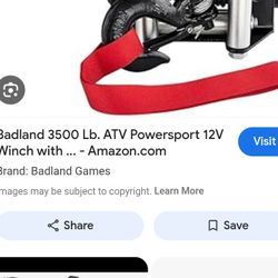 3500 Lb Badlands Zxr Winch 