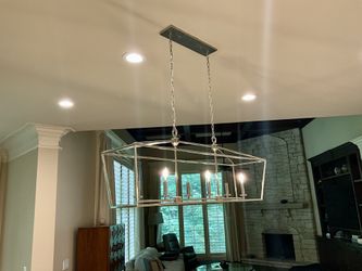 Visual Comfort 6-Light Linear Chandelier