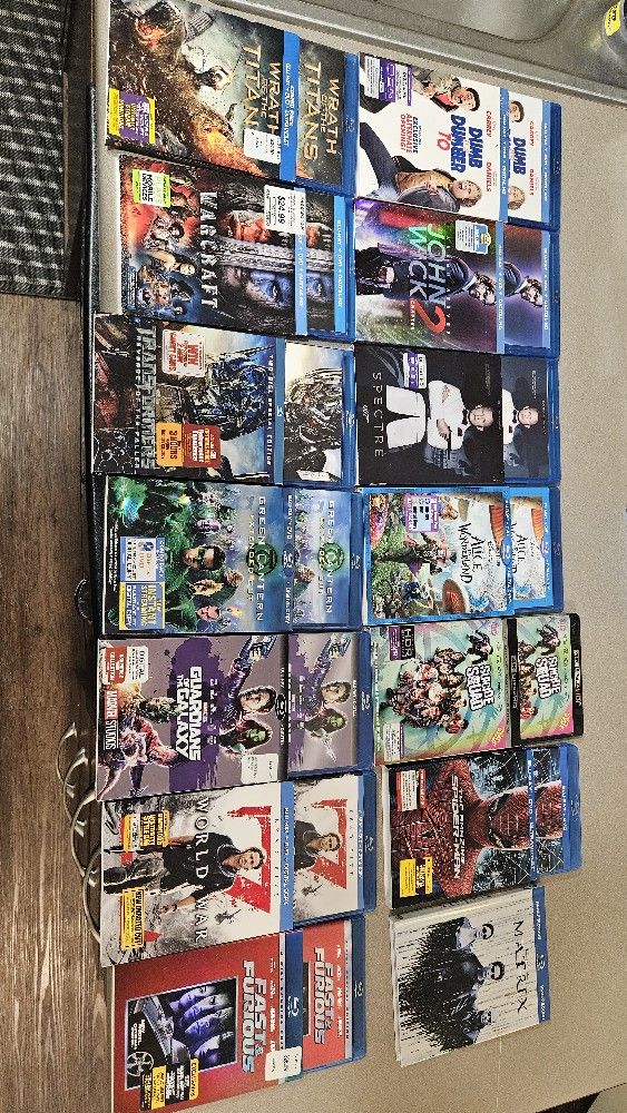 Blue Ray Movies Lot 20$