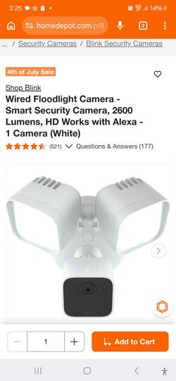 Floodlight with camera