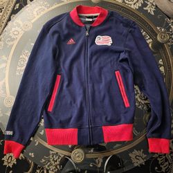 Vintage 90s Adidas Soccer Track Jacket Size Large