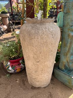 Concrete Limestone Look Water Fountain