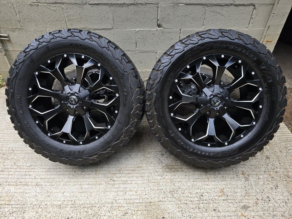 20" Fuel Assault Wheels 5 Lug