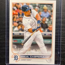 2022 Topps Miguel Cabrera Baseball Card #194