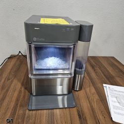 ge opal 2.0 nugget ice stainless steel maker with side tank wifi self cleaning 