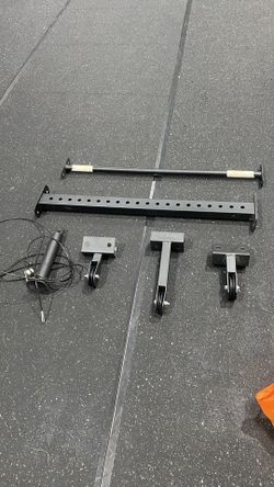 Titan Fitness T3 Power Rack Pulley System/Pull Up Bar/ Back Stabilizer