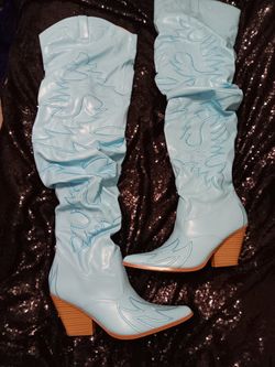 Cape Robin Kelsey Blue Boots