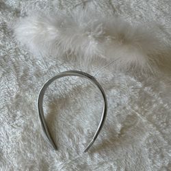 Halloween Silver Angel Halo Headband 