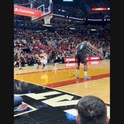 Heat V Hornets: COURTSIDE 1 Ticket Tonight