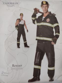 Men's Firefighter Halloween Costume – Underwraps