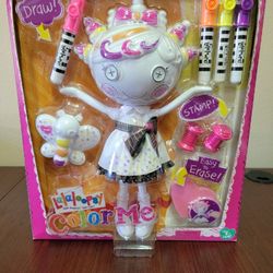 NIB Lalaloopsy " Color Me " Squiggles N Shapes
