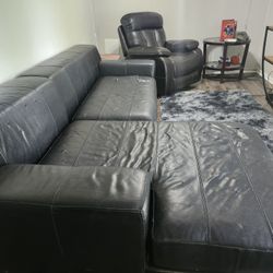 Leather Couch 