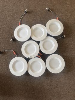 Cealing led can lights 5/6 inch with night light 8 celling lights