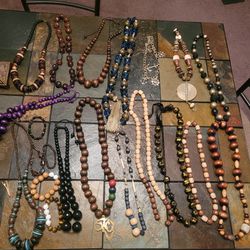 Watches Bead Necklace And Bracelets 