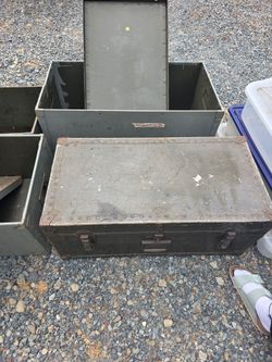 Military trunk footlocker