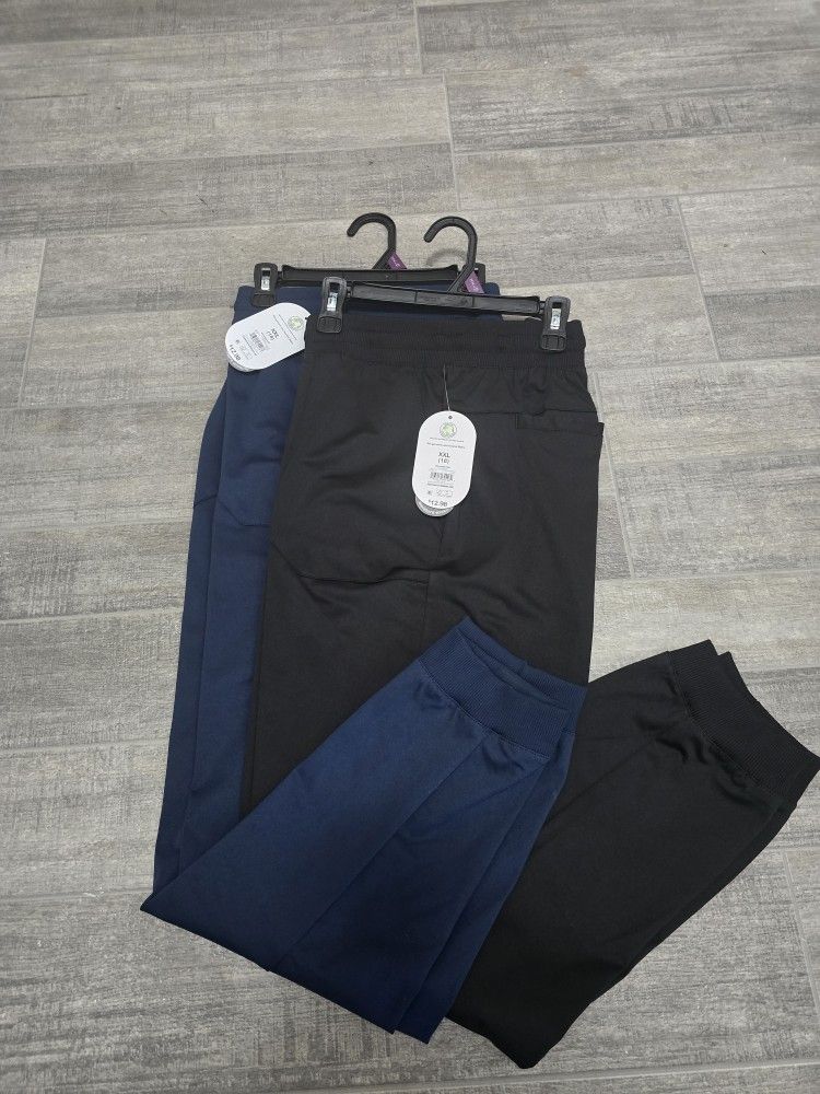 NWT Wonder Nation Boys Moisture Wicking Jogger Pants Size 18 $15 Lot Of 2