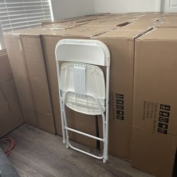 Commercial Folding Chairs for Sale — Box of 10 Chairs (New