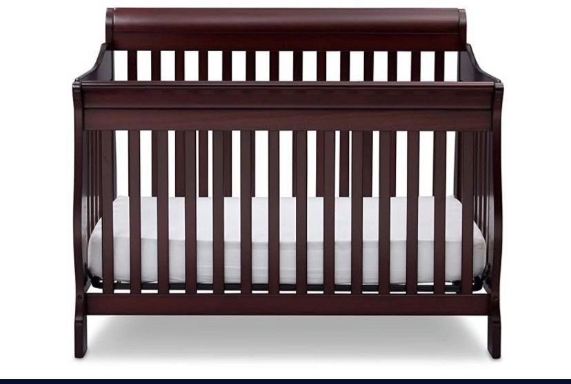 Delta Children Canton 4-in-1 Convertible Crib And Crib Mattress