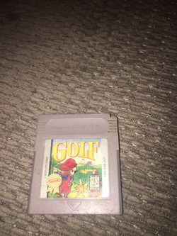 Nintendo Mario golf game boy
