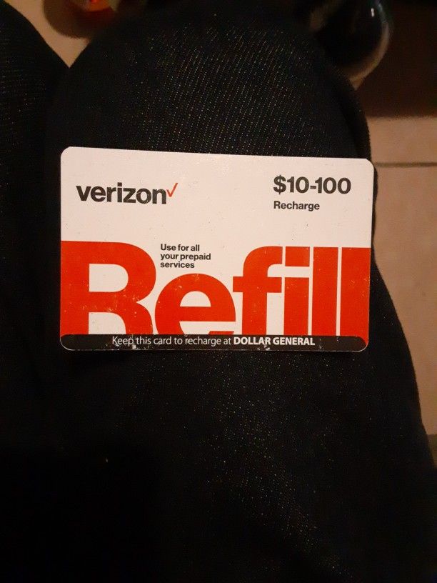 Verizon Prepaid Refill Card 45$