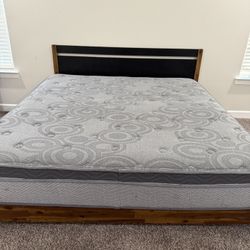 Bed frame Plus king Size Mattress